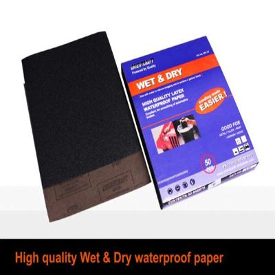 China High Quality Wet And Dry Waterproof Emery Paper Customized for sale