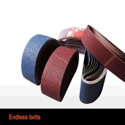 China Aluminum Oxide Endless Abrasive Sanding Belts gxk51kx167 Customized for sale