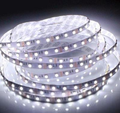 China Ip68 12V/24V coloreó la tira flexible SMD 5050 los 60leds/m de la prenda impermeable LED para la iluminación de la calzada en venta