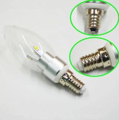 Chine Ampoules 3W LED de bougie de rendement optimum de SMD avec la garantie de 3 ans à vendre