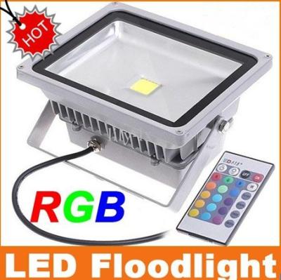 China 30W RGB Waterproof LED Flood Light 3000lm - 3300lm For Hotel / Hospital for sale