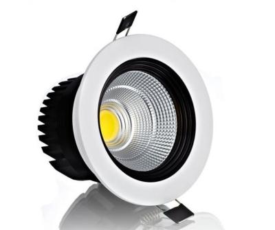 China 12W 980lm COB Dimmable LED Downlight Photonics led chips IP20 for sale