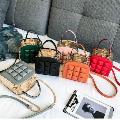 China s233 2021 high quality fashion purse cosmetic bags and handbags tote bags for women handbags with cell phone chain bags for sale