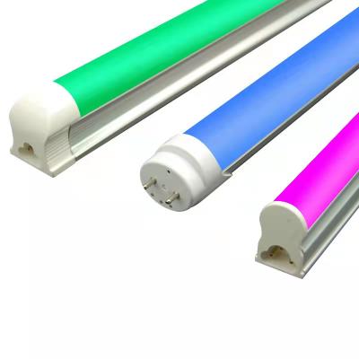 China Red Blue Green Hotel T5 Led Tube RGB Colorful Integrated T5 Led Tube Light Warm White for sale