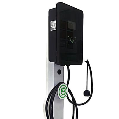 China ABS+PC Charging Station Manufacture Supplier 32A 7KW 11KW 22KW AC EV Charger 32A 7KW 11KW 22KW Electric Car Charging Pile for sale