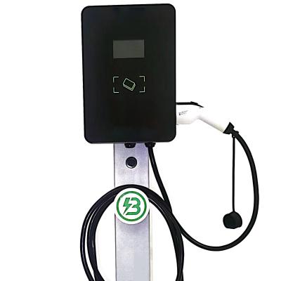 China ABS+PC Cheetech 3 Phase 11kw Charger Car Electric Car EV Charging Point EV Charging Station for sale