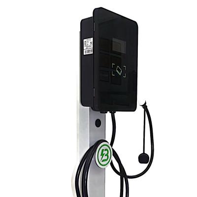 China ABS+PC Type - 2 EV Charger Tier 2 Carging Station Wall Electric Vehicle Charging Station for sale