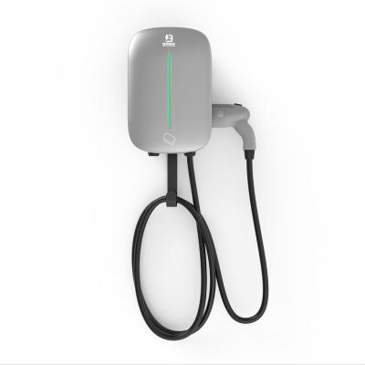 China ABS+PC 2022 New EV Charger Manufacturers Adjustable Current EV Charger Station Charger for sale