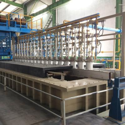 China Building Material Shops New Condition Steel Wire Galvanizing Furnace Continuous Line for sale