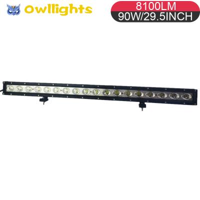 China Guangzhou 29.5 Inch Car Accessories 90W 4x4 High Bright Offroad LED Light Bar 29.5 Inch 9~32V for sale