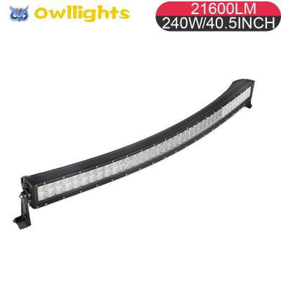 China Wholesale Super Bright 240w Long Life Dual Curve LED Light Bar 42 Inch 41.5 Inch for sale