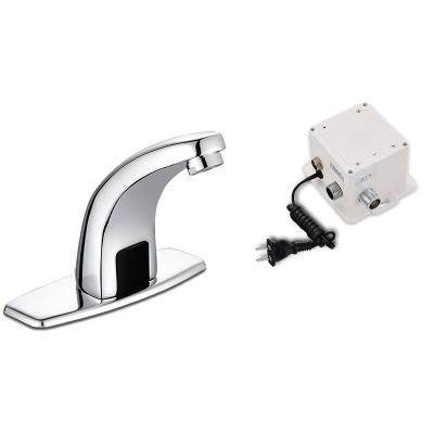 China Metered Faucets Sensor Faucet Deck Mount Smart Touch Hands Kitchen Bathroom Sink Faucets Free Water Tap Automatic Infrared Inductive Water Faucet for sale