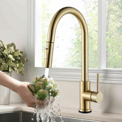 China Sense Faucets Automatic Infrared Sensor Faucet Deck Mount Water Tap Smart Touch Hands Free Inductive Water Faucet Kitchen Bathroom Sink Faucets for sale