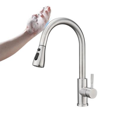 China Automatic Touchless Sensor Tap Adapter Kitchen Sense Faucets Sink Faucet for sale