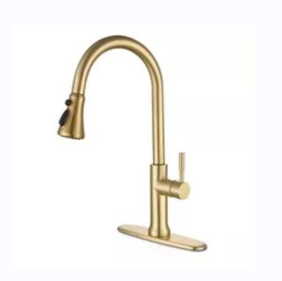 China Modern Sense Faucets Sensor Kitchen Faucet Faucet Stainless Steel 360 Degree Ratate Pull Out Spray Touch for sale