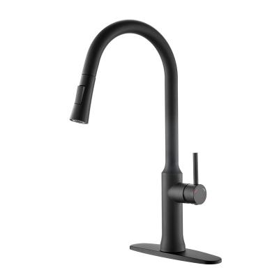 China Pull Out Spray Pull Out Art Stainless Steel Single Handle Kichen Faucet High Cold Water Modern Designs Faucet Sprayer Kitchen Faucet for sale