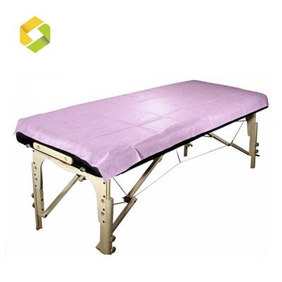 China OEM Disposable PP Nonwoven Disposable Bed Sheet For Beauty Salons Disposable Nonwoven Bed Sheet for sale