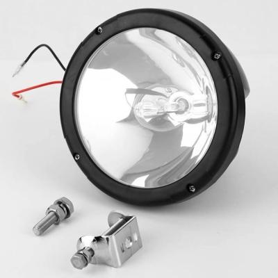 China Plastic 7inch 55W HID Xenon Driving Fog Light LED Track Spot Light Beam Track Spot Light For Jeep ATVs Off Road for sale