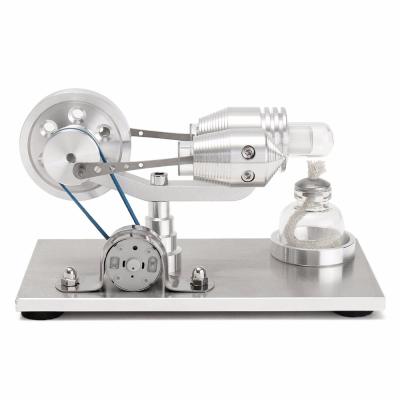 China Model Educational Toy Aluminum Alloy Mini Hot Air Stirling Engine Stainless Steel Motor Kits for sale