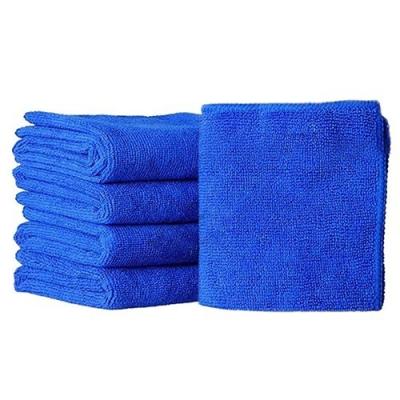 China New Microfiber Wash 5Pcs Microfiber Cloth Auto Care Absorbent Soft Blue Convenient Car Cloth Microfiber Cleaning Towels for sale