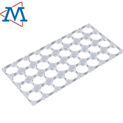 China Custom DIY PP Lithium Battery Pad Plastic Cylindrical Battery Pad Plastic Cylindrical Battery Pack for sale