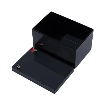 China Diy battery box good quality solid empty ABS plastic prismatic lithium ion battery box with cover for sale