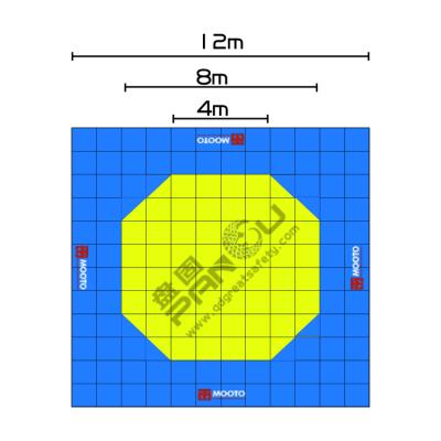 China Standard Taekwondo Sport 2.5cm Thickness Taekwondo Land Of Puzzle Mats With Octagonal Frame Or Square Structure for sale