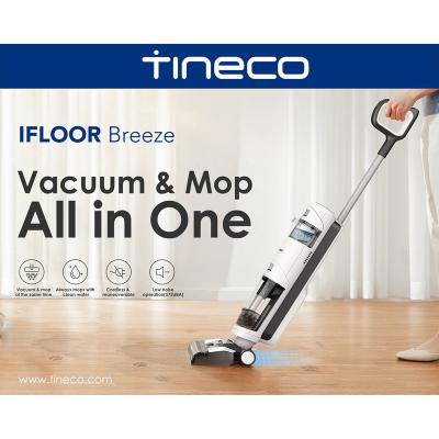 China Sustainable Complete Cordless Tineco IFLOOR BREEZE Water Well Filtration Washing Hard Floor Cleaner Wet Dry Vacuum & Mop for sale