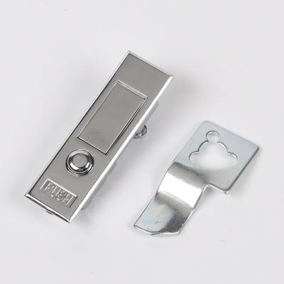 China Metal Cabinet Lock MS503 Standard Cabinet Flat Electric Zinc Alloy Panel Lock Keyless Bottom Door Lock for sale