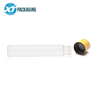 China Wholesale Customized Flat Or Round Bottom Borosilicate Personal Care Test Glass Tube With Cork Lid For Lab Application for sale