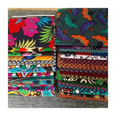 China High Quality Organic African Fabrics Wax Prints Hollandais Wax Prints Fabric 6 Yards African Fat Quarters for sale