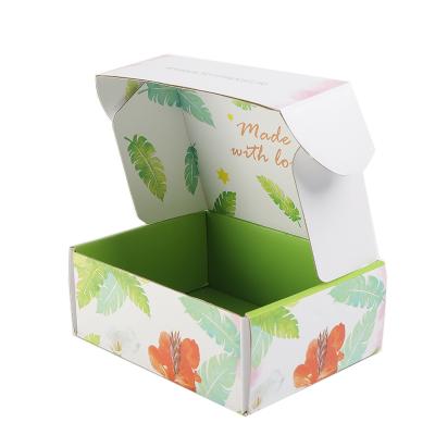 China Recyclable Wholesale Custom Printed Unique Small Corrugated Packing Mailer Box for sale