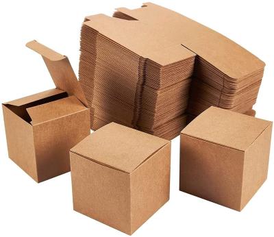 China Wholesale Recyclable Moq 1000 Pcs Small Kraft Paper Gift Boxes Bulk candlepackaging for sale