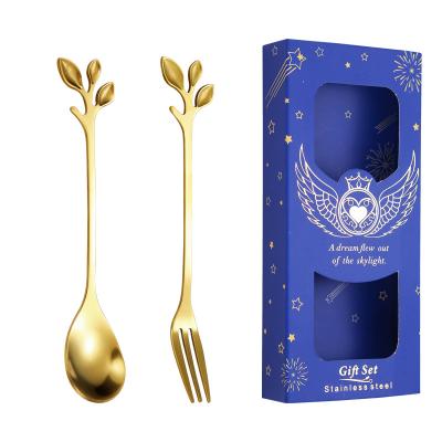 China Reusable Reusable Stainless Steel Flower Spoon Set Teaspoons Coffee Spoon Sugar Ice Cream Condiment Spice Mixing Spoon for sale