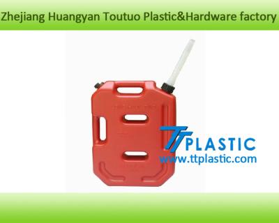 China Gasoline 10 Liter Fuel Container Plastic HDPE Jerry Can With Cap for sale