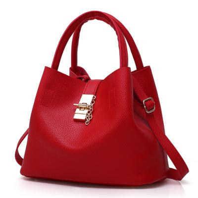 China 2021 PU Mom Handbags Purity Color Autumn New Style Fashion Women Bags For Ladies for sale