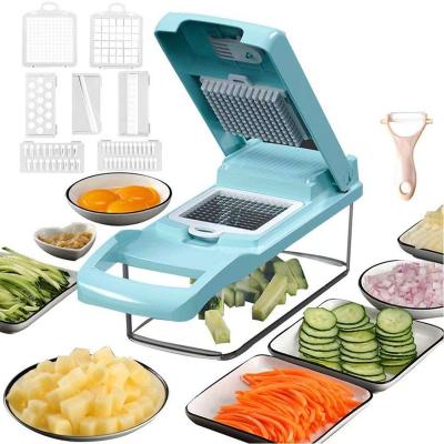 China 2023 Stainless Steel Multifunctional Multifunctional Vegetable Cutter ABS Viable Hot Selling Vegetable Cleaver for sale