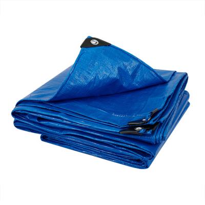 China Good Quality Durable Blue Waterproof Pe Waterproof Cloth PVC Fabric Universal Outdoor Waterproof Rain Cover for sale