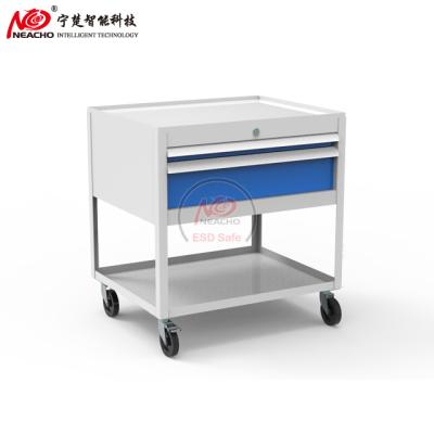 China EUROPEAN Hot Selling Cheap Anti Static Tool Trolley With Silent Caster for sale