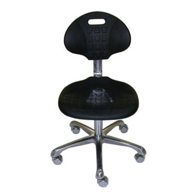 China 2021 Low Price Preferable High Quality Black Office Chair Weightless Rotation Antistatic Polyurethane Workchair for sale