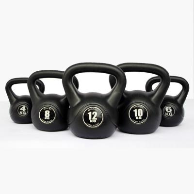 China Wholesale Fitness Bodybuilding Fitness China Gym Colorful Plastic Kettlebell for sale