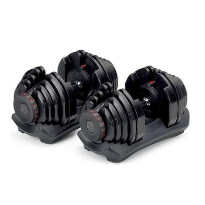 China Sponge Type Fitness Dumbbell Weightlifting 24kg 40KG Free Adjustable Dumbbell Sets for sale