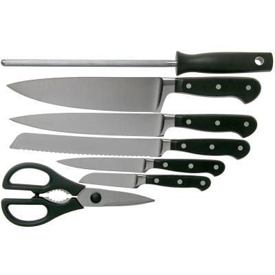 China Sustainable High Quality Japanese Kitchen Knife Set With Block Kitchen Knives Set for sale