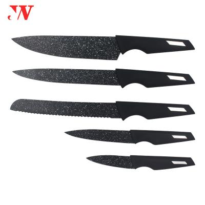 China Sustainable Comfortable PP Handle Chef Knife Kitchen Set Professional Knife Set Making Knife Set for sale