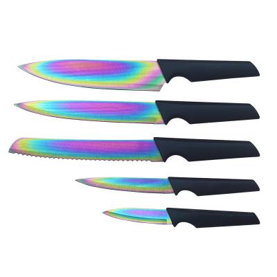 China Viable High Carbon Steel Ultrasonic Knife Carbon Steel Japanese Chefs Knife Set for sale