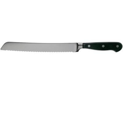 China Viable Shape Wave Series Sharp High Carbon Steel Professional Bread Knife for sale