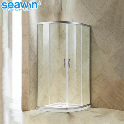 China Modern Luxury Bathroom 10 Mm Tempered Glass Hinge Around Shower Enclosure Room With View for sale