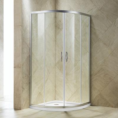 China 2020 10mm Modern Free Standing Clear Tempered Glass Bathroom Shower Enclosure for sale