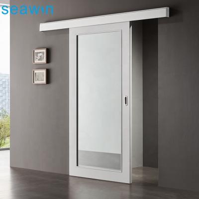 China China Windproof Enclosed Shower Room Wooden Bathroom Shower Sliding Barn Doors for sale