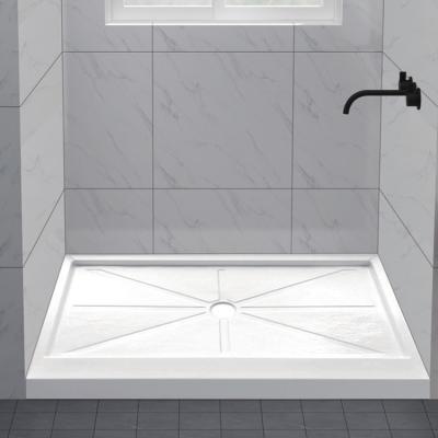 China High Quality Scratch And Stain Resistant China Manufacturer Rectangle Standard Acrylic Shape Bathroom Acrylic Shower Tray for sale